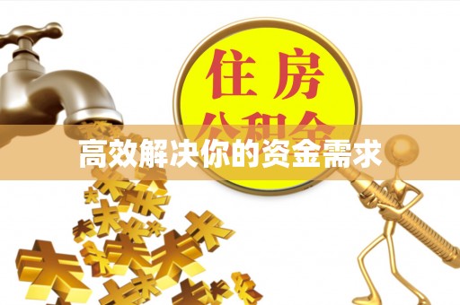 进贤高效解决你的资金需求
