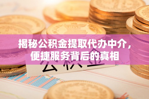 进贤揭秘公积金提取代办中介，便捷服务背后的真相