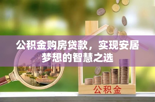 进贤公积金购房贷款，实现安居梦想的智慧之选