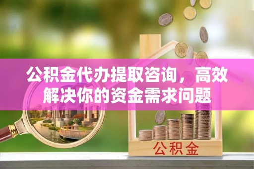 进贤公积金代办提取咨询，高效解决你的资金需求问题