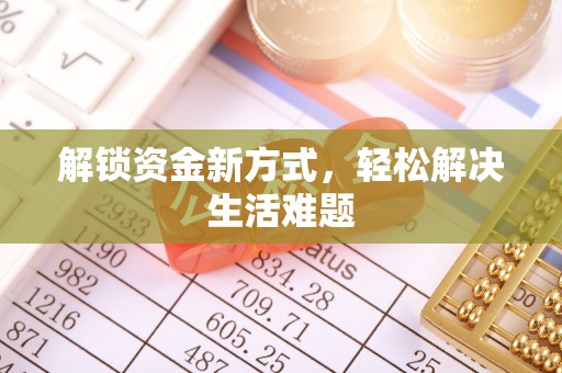 进贤解锁资金新方式，轻松解决生活难题